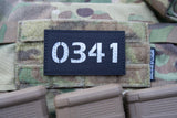 0341 Black IR Patch