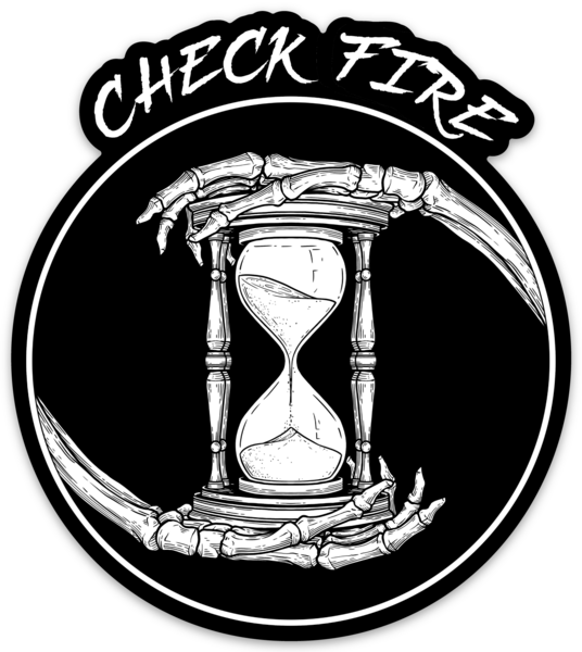 Check Fire Sticker