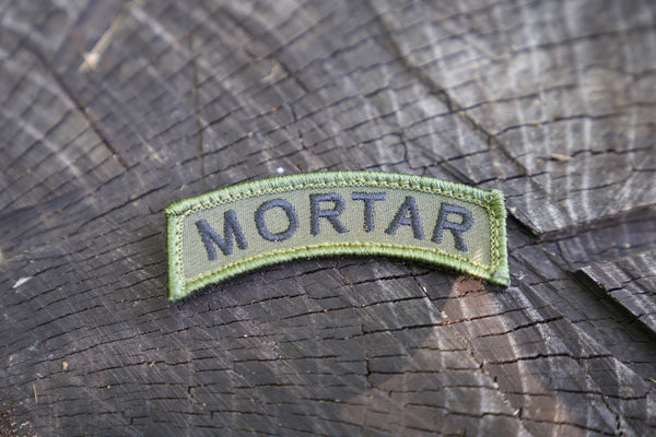 Subdued Embroidered Mortar Tab