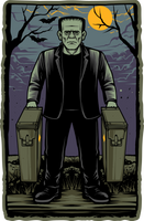 Frankenstein Ammo Man Sticker