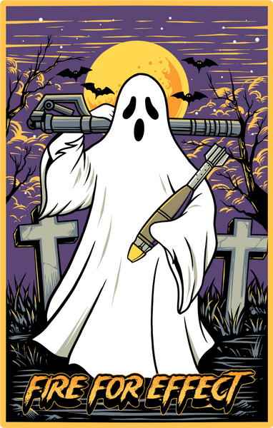 Graveyard Ghost Sticker