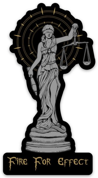 Lady Justice Sticker