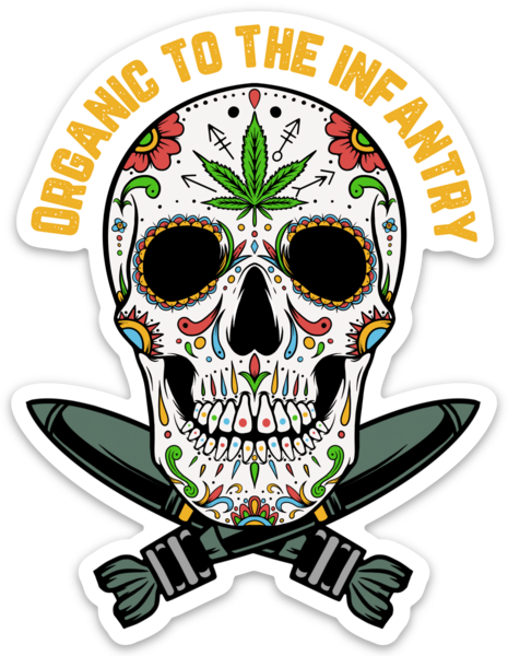 Organic To The Infantry Sticker