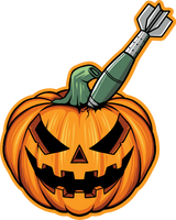 Pumpkin Smash Sticker