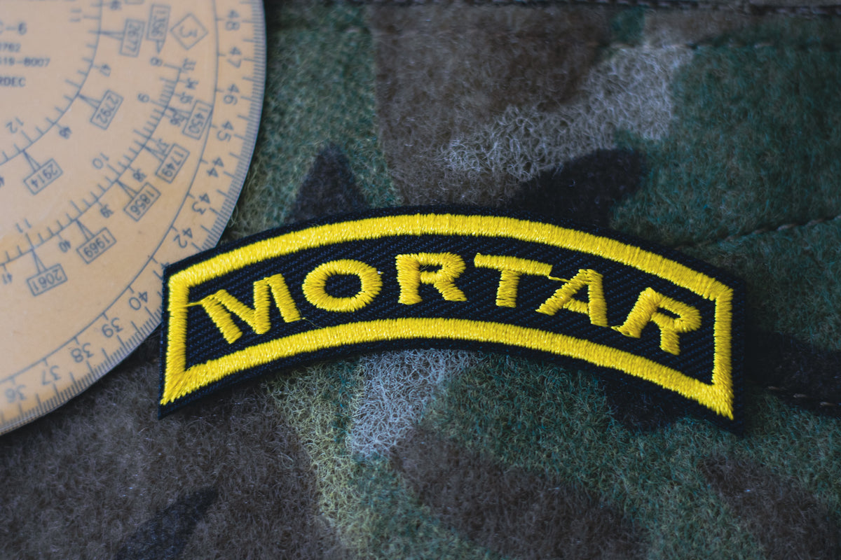 Embroidered Mortar Tab – Fire For Effect LLC