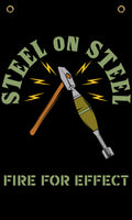 Steel On Steel Flag