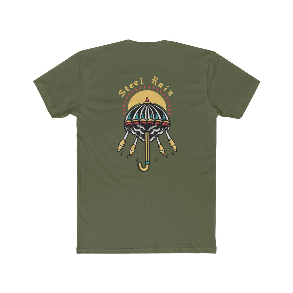 【MODERNIF】Rain Round T-shirt unisex-premium-t-shirt-black-